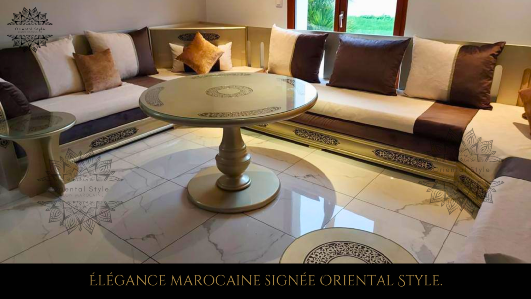 Salon Marocain Modèle 10